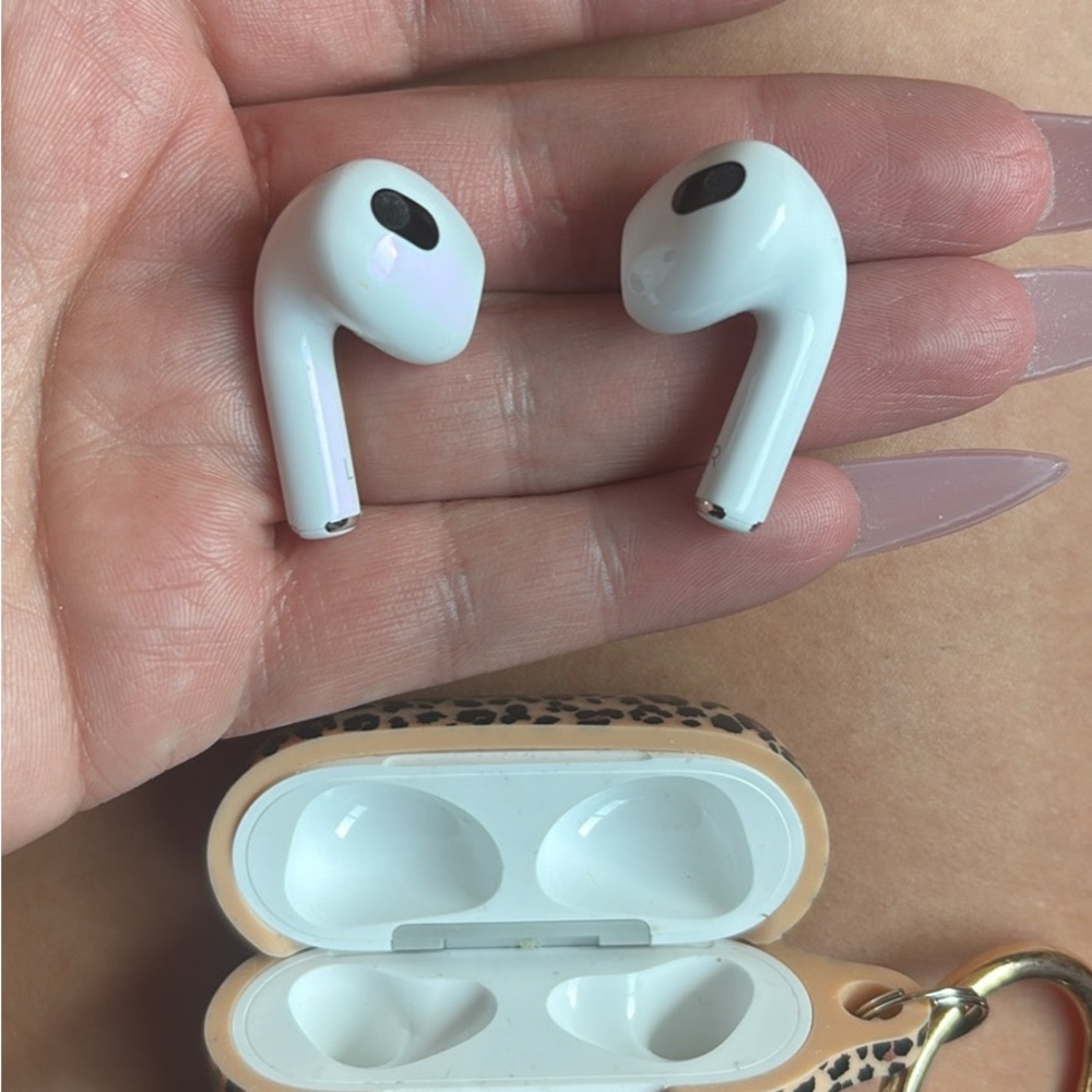 Wireless White Earbuds with Charging Case